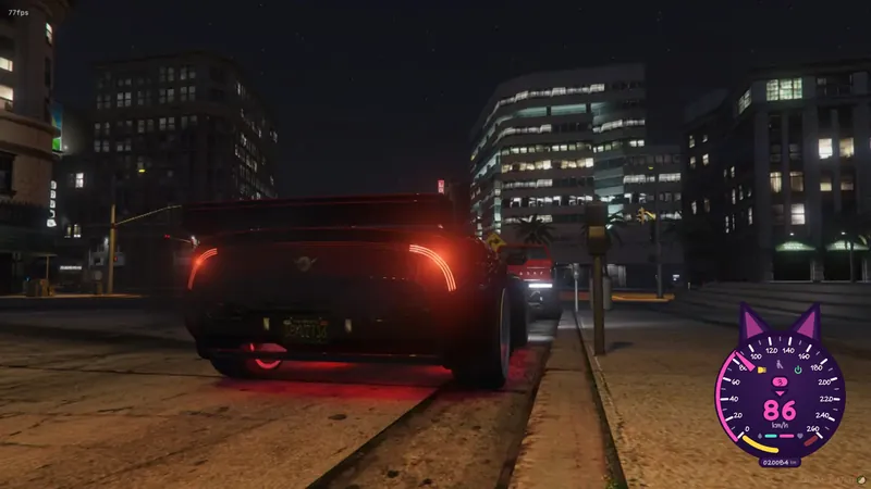 Catoon speedometer
